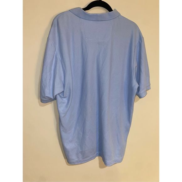 Tommy Bahama IslandZone Emfielder 2.0 Polo Shirt - Light Sky Hthr, Sz XL, MP $99 - Picture 11 of 13